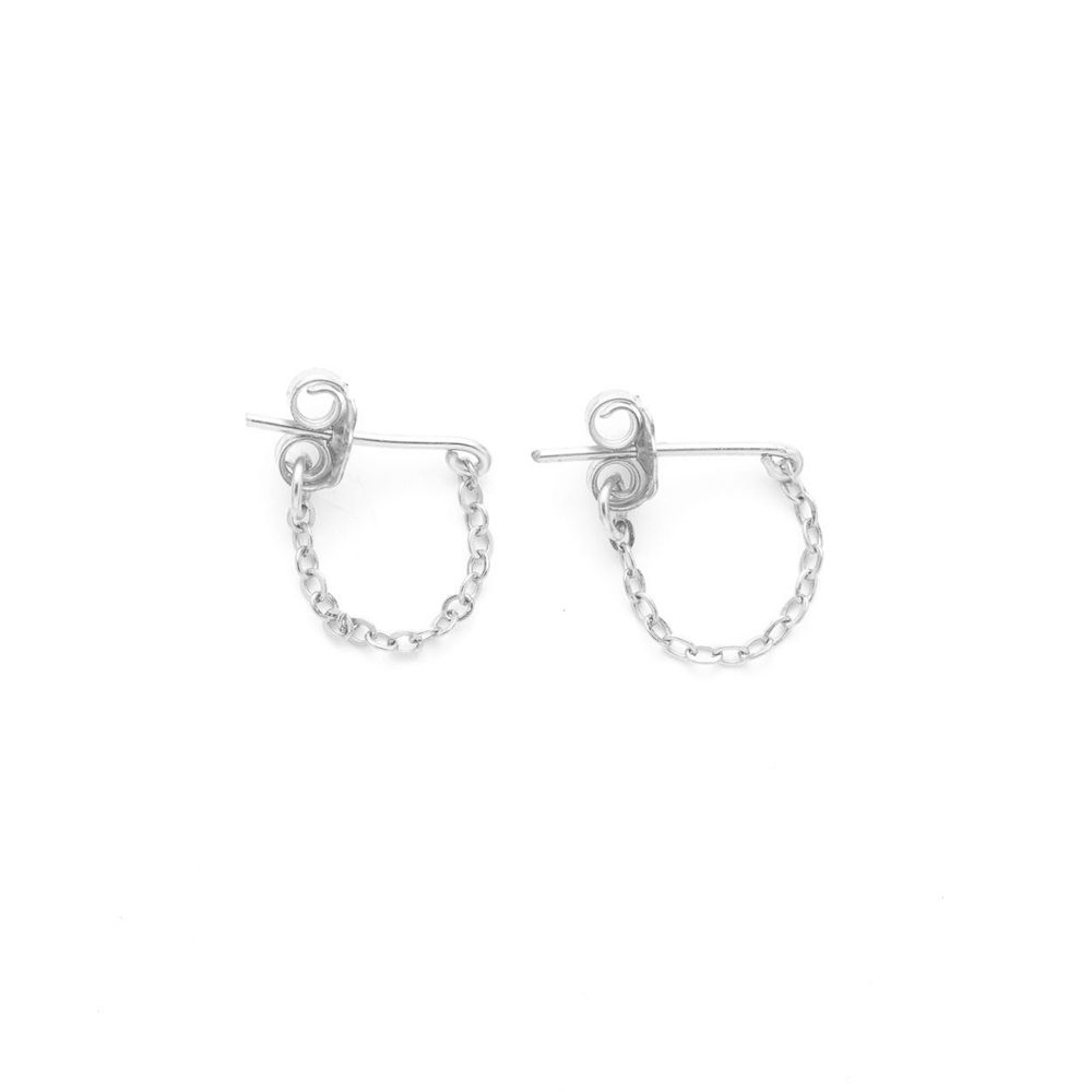 Bijoux - Boucles d'oreilles chainette - YAY PARIS