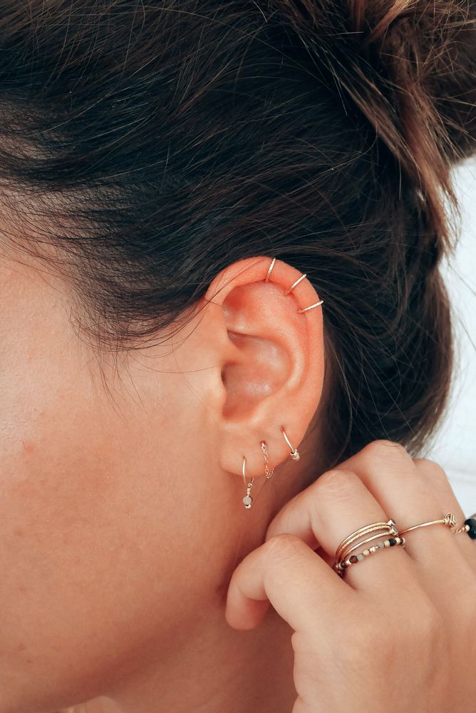 Bijoux - Boucles d'oreilles chainette - YAY PARIS