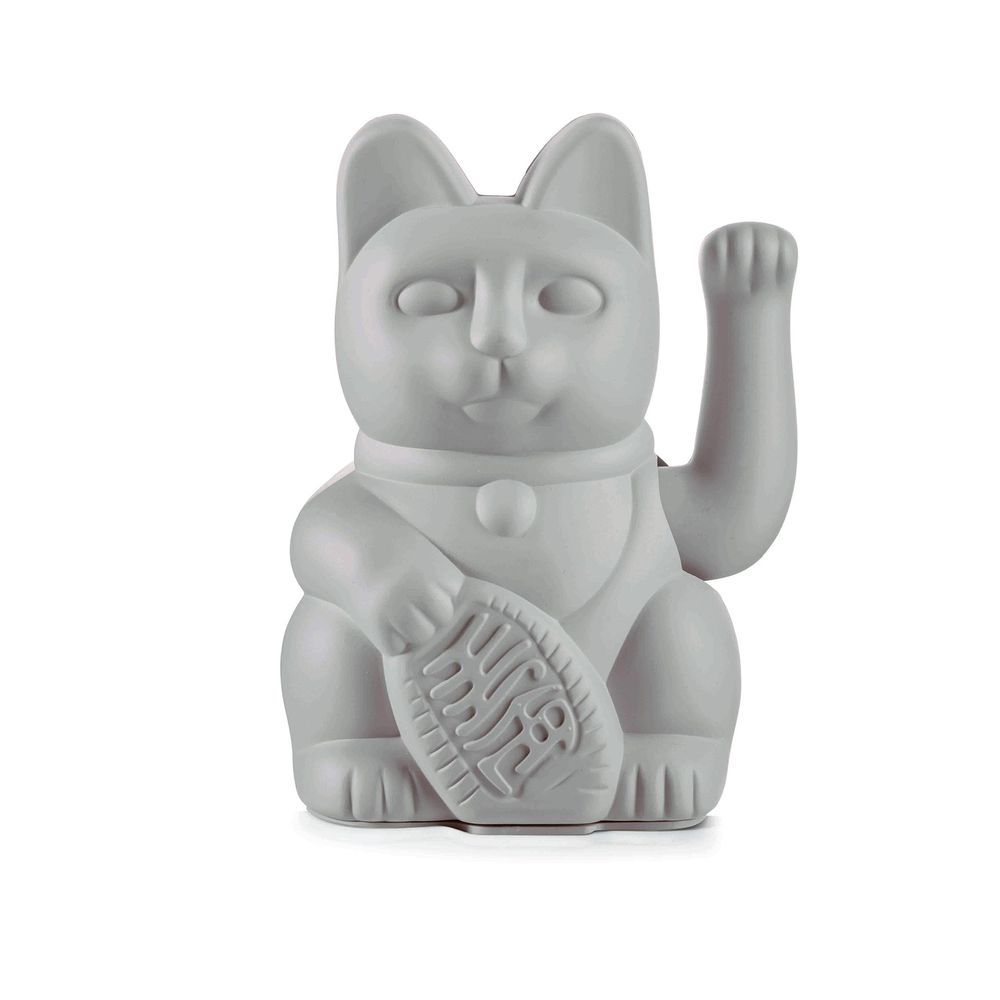 Decorative objects - Maneki Neko / Lucky Cat / Grey - DONKEY PRODUCTS