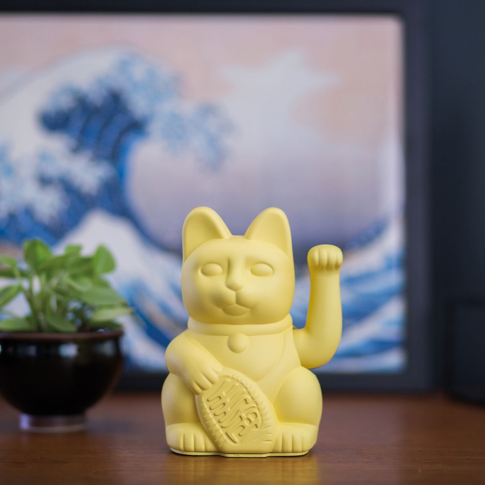Objets de décoration - Maneki Neko / Chat chanceux / Jaune - DONKEY PRODUCTS