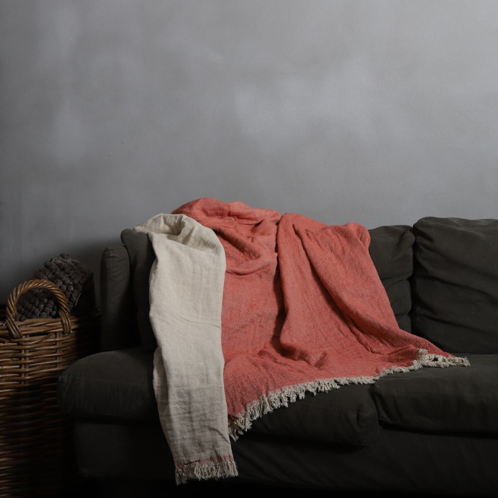 Plaids - Atmosphere Linen Plaid - ANZA TEXTILE COMPANY