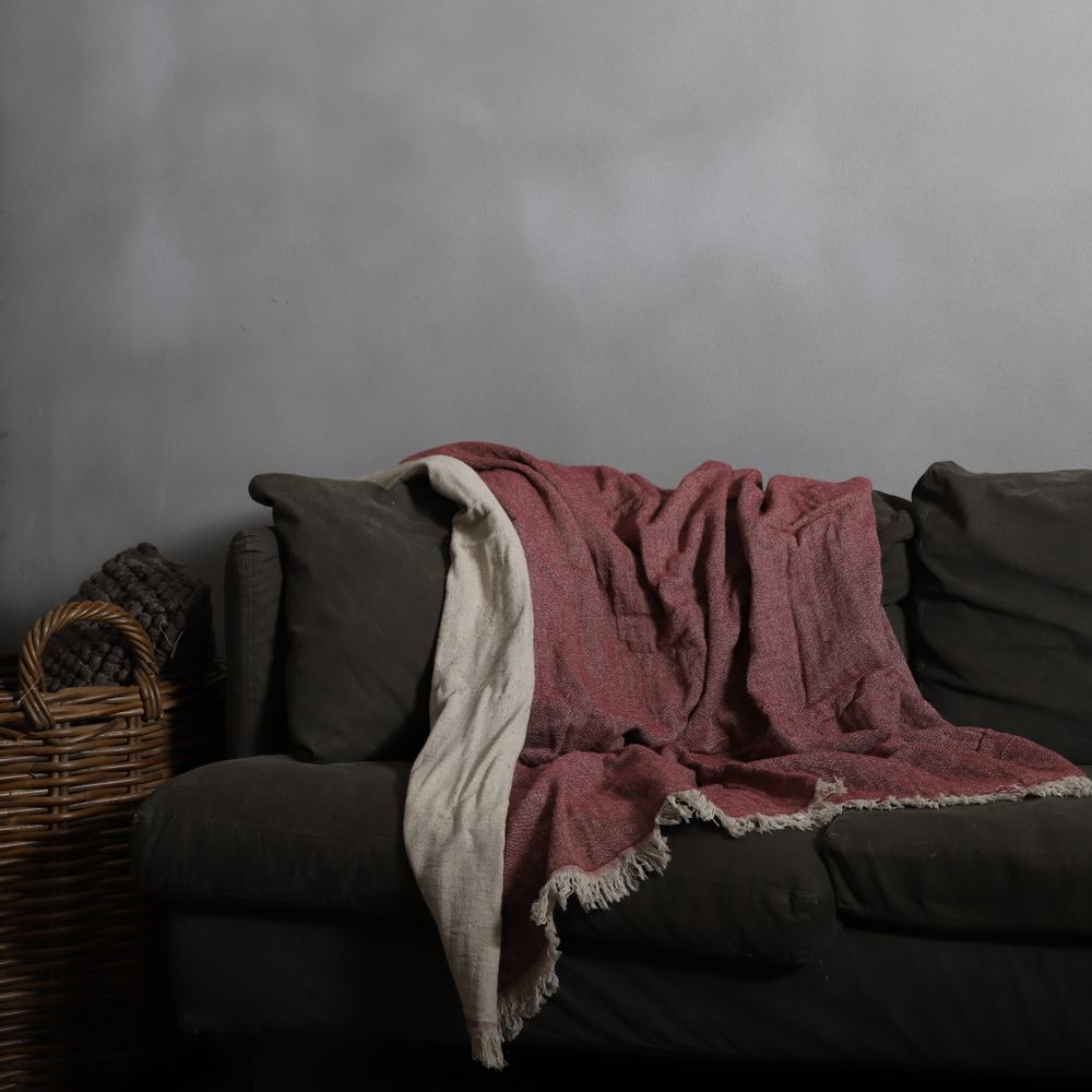 Plaids - Atmosphere Linen Plaid - ANZA TEXTILE COMPANY