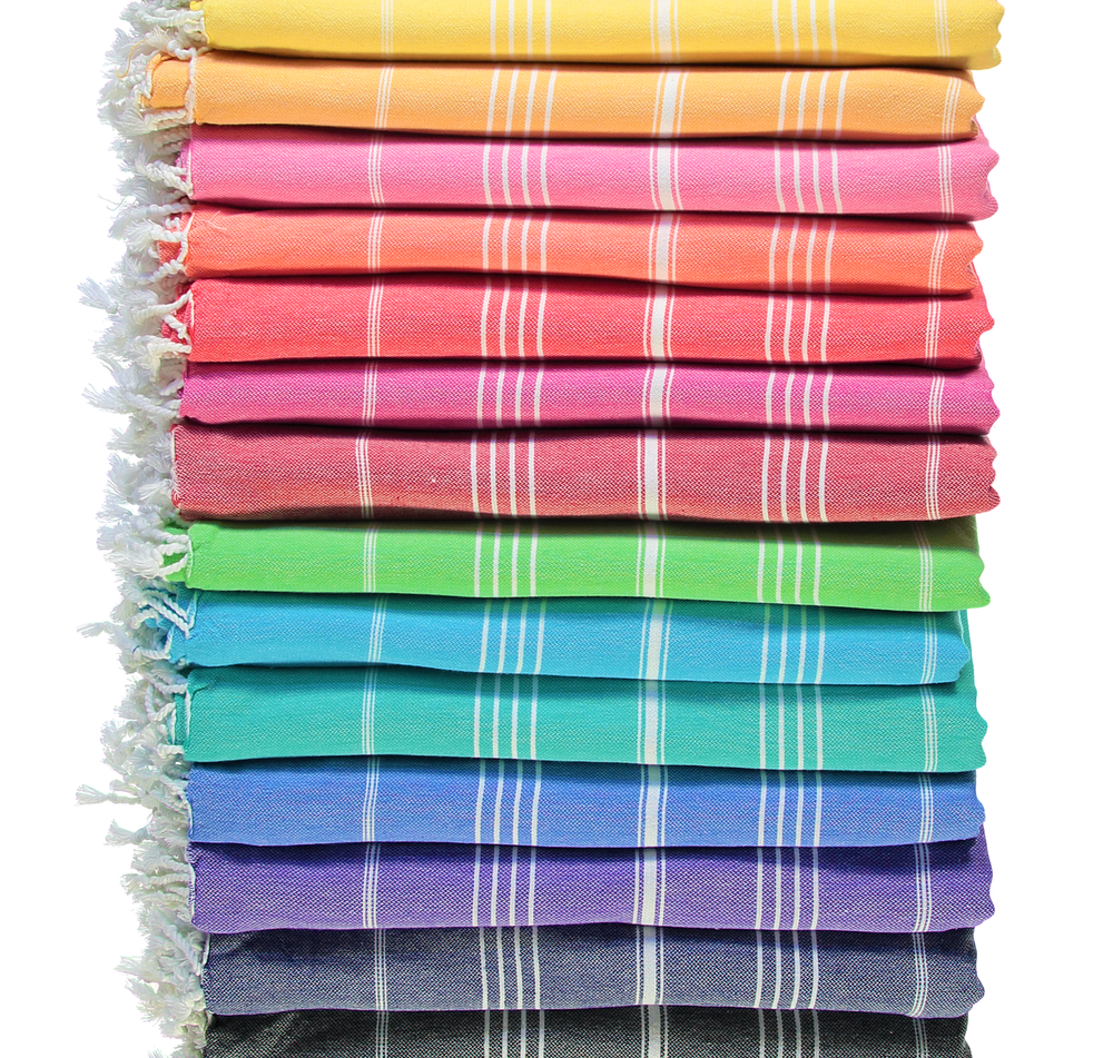 Serviettes de bain - Fouta Turc - ANZA TEXTILE COMPANY