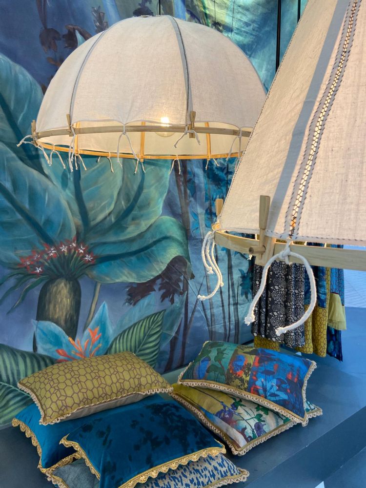 Design objects - Half balloon bamboo hanging light - TRACES OF ME