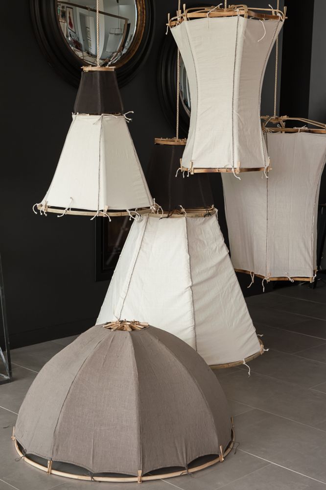 Design objects - Skardu Small bamboo hanging light - TRACES OF ME