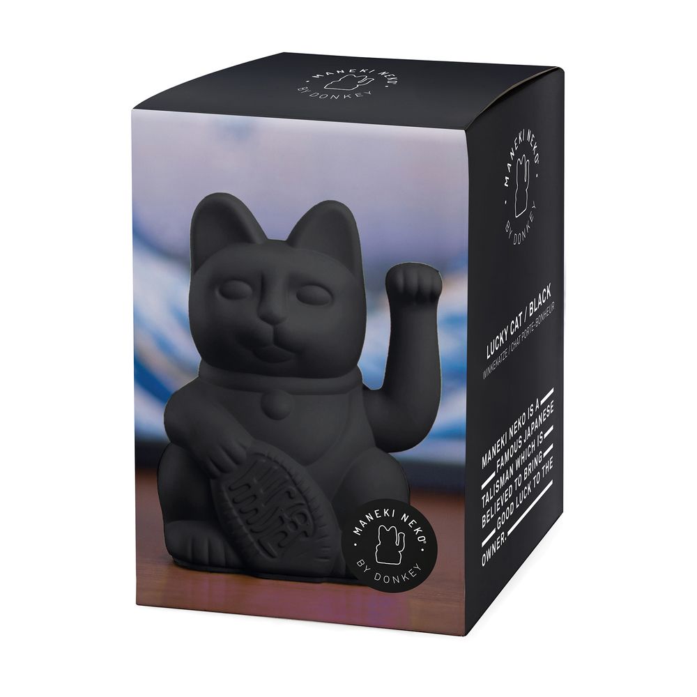 Decorative objects - Maneki Neko / Lucky Cat / Black - DONKEY PRODUCTS