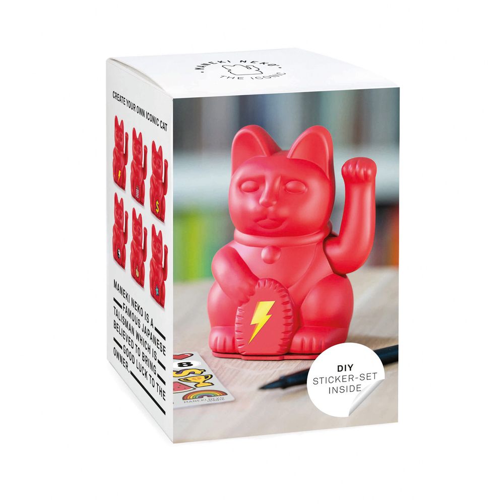 Decorative objects - Maneki Neko / Iconic Cat / Red - DONKEY PRODUCTS