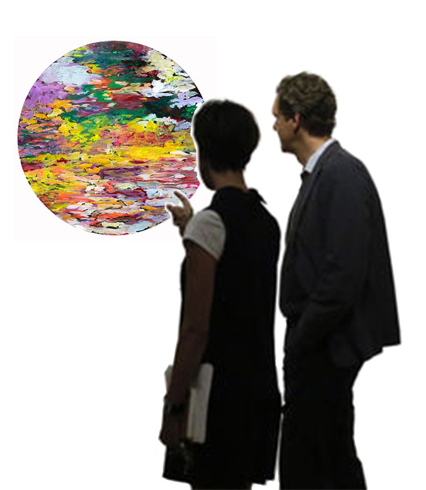 Paintings - Vers un Monde Nouveau - 4 Painting - FRENCH ARTS FACTORY