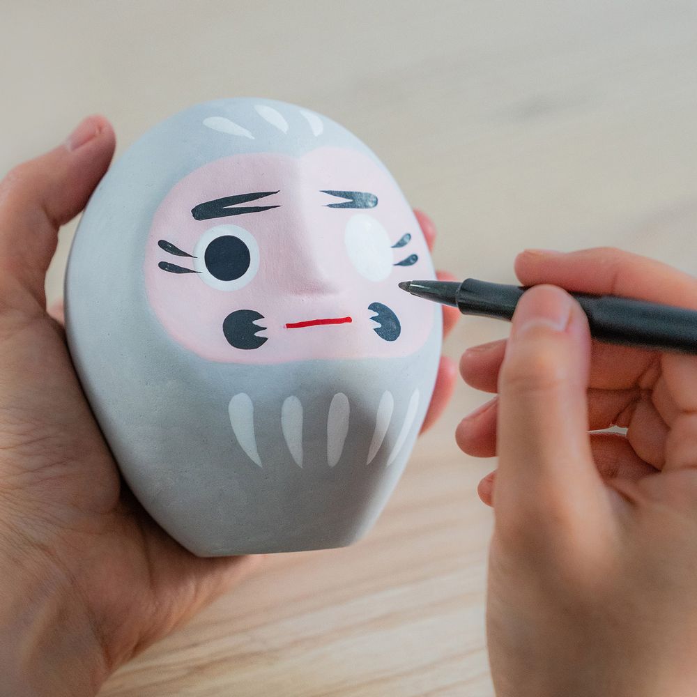 Objets de décoration - Daruma / Gris - DONKEY PRODUCTS
