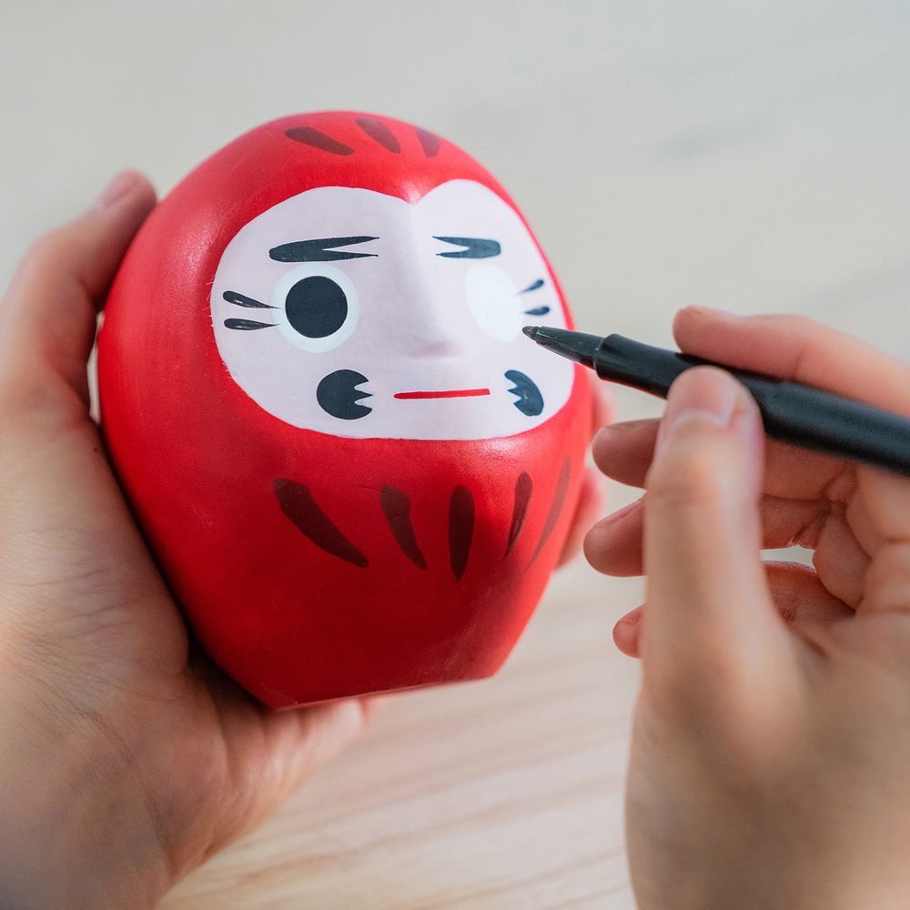 Objets de décoration - Daruma/Rouge - DONKEY PRODUCTS