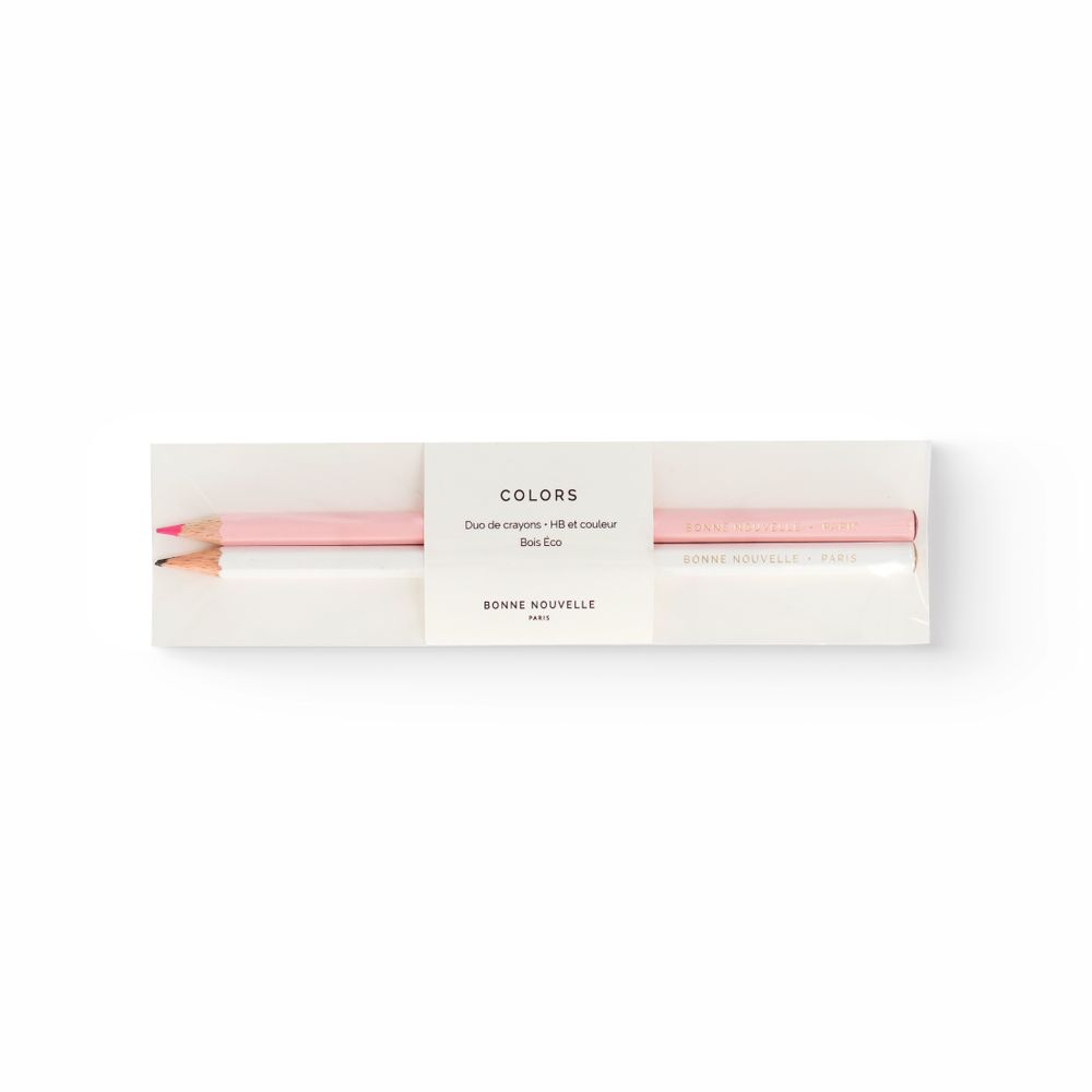 Stylos, feutres et crayons - COLORS le duo de crayons - MAISON BONNE NOUVELLE