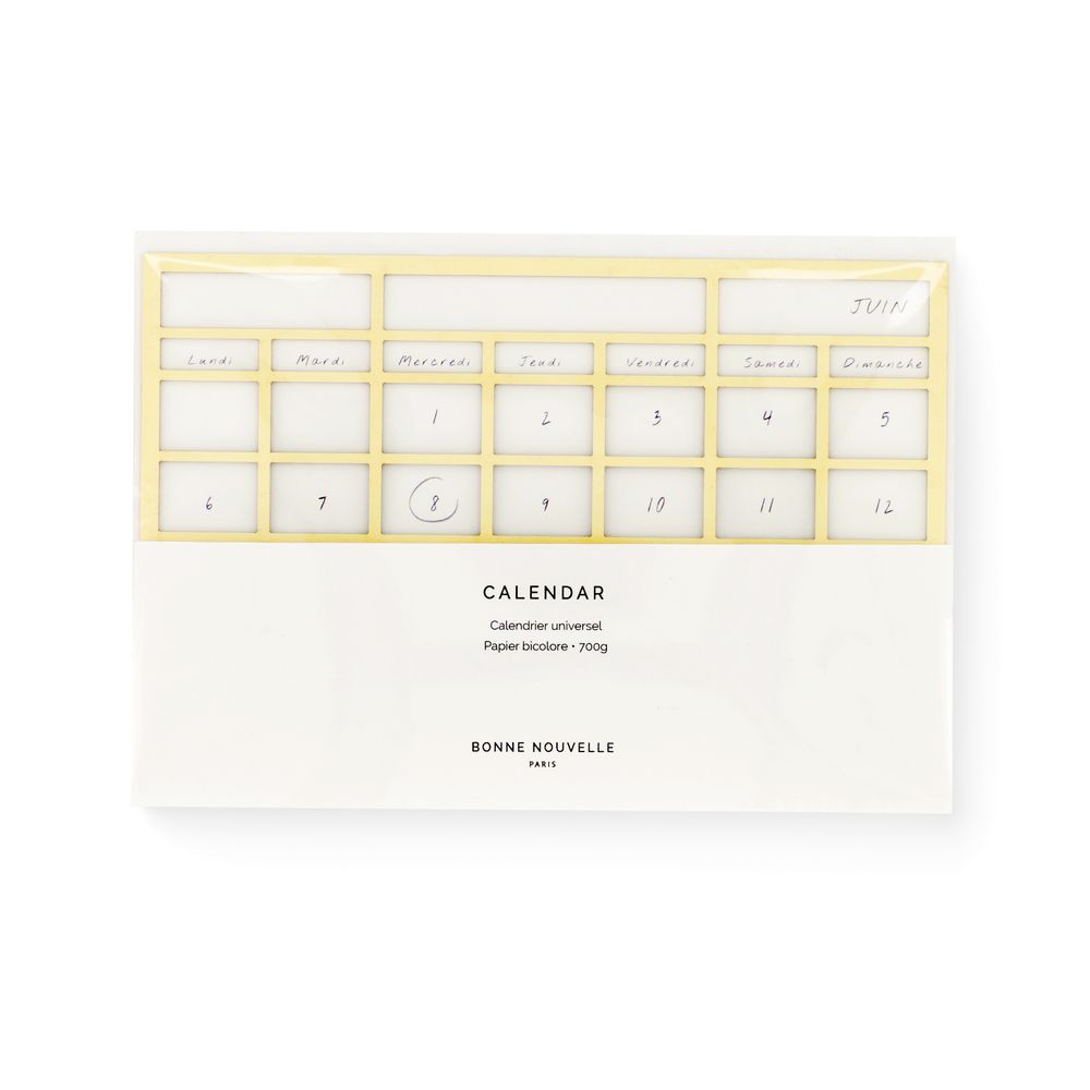 Stationery - CALENDAR L - MAISON BONNE NOUVELLE