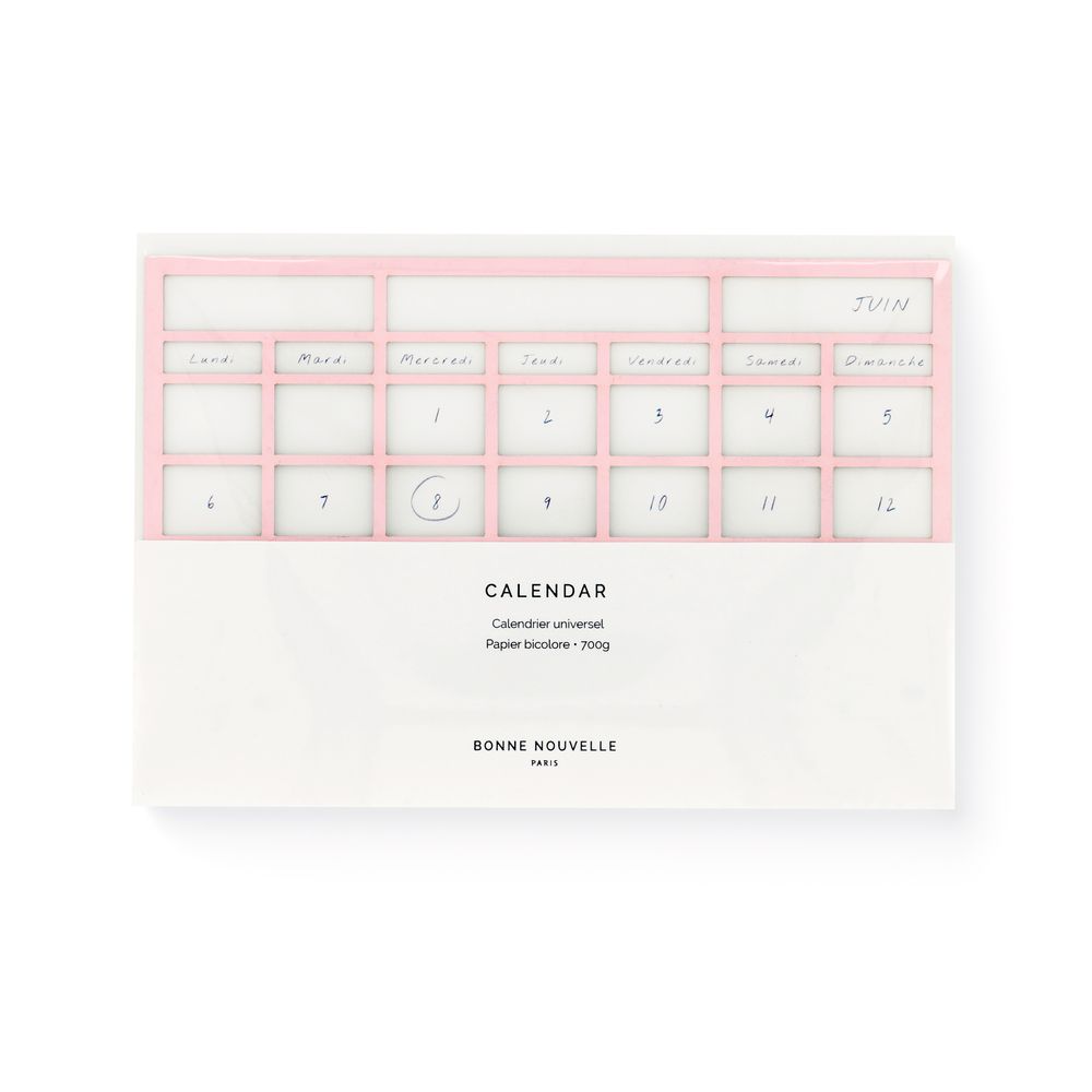 Stationery - CALENDAR L - MAISON BONNE NOUVELLE