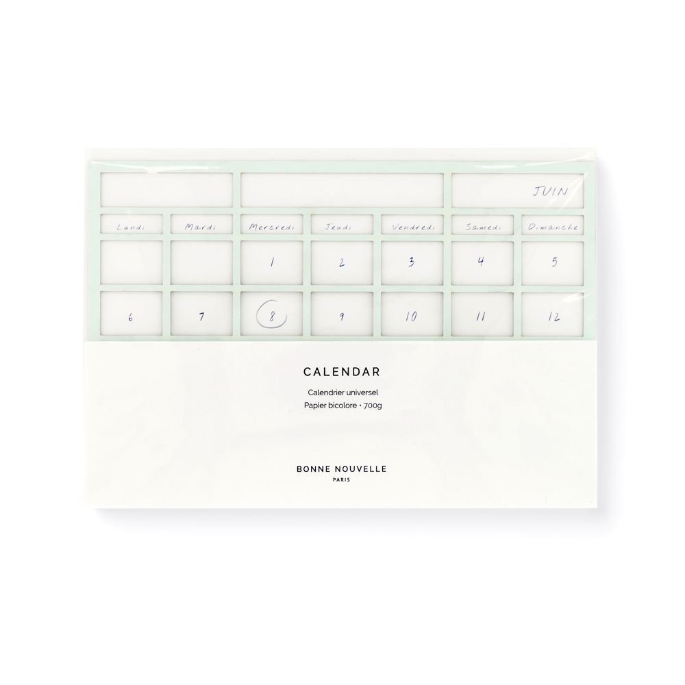 Stationery - CALENDAR L - MAISON BONNE NOUVELLE