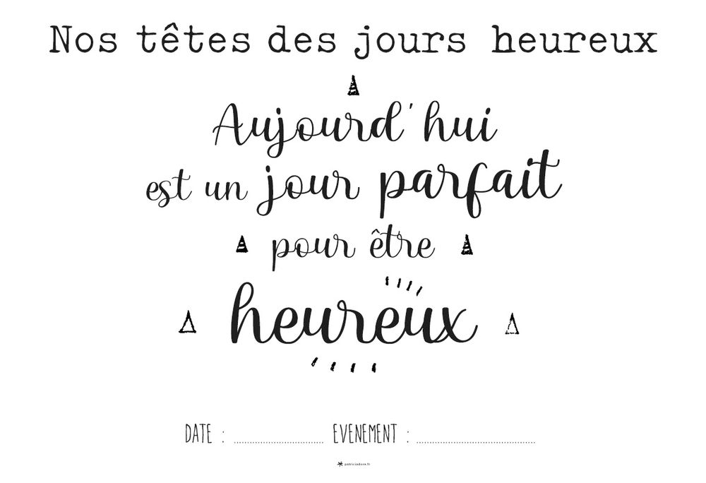 Autres décorations murales - POSTER&CADRES : jour heureux - PATRICIA DORÉ