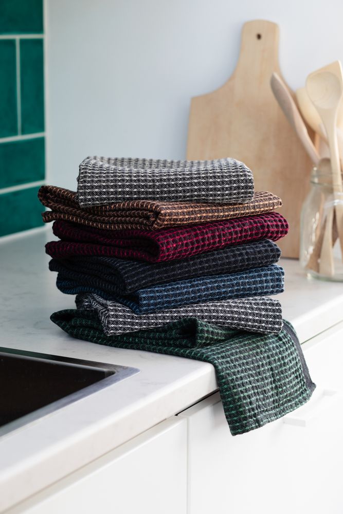 Tea towel - MAIJA linen-tencel dish cloths and towels - LAPUAN KANKURIT OY FINLAND