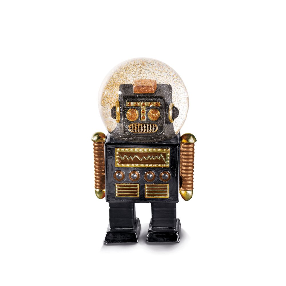 Objets de décoration - Boules à glitter / Le Robot Noir - DONKEY PRODUCTS