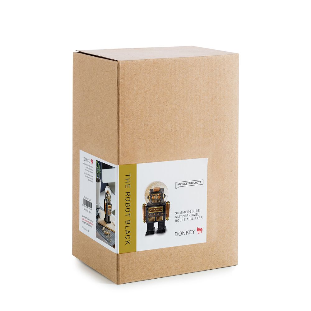 Objets de décoration - Boules à glitter / Le Robot Noir - DONKEY PRODUCTS