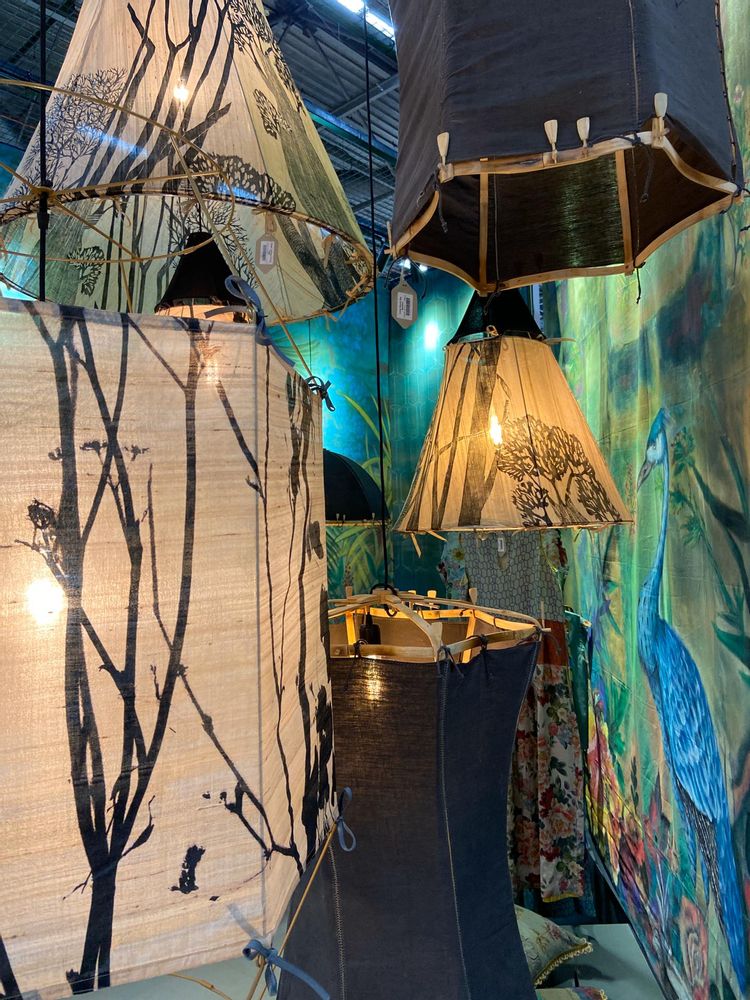 Design objects - Lamp Tipy Big Botanic silk - TRACES OF ME