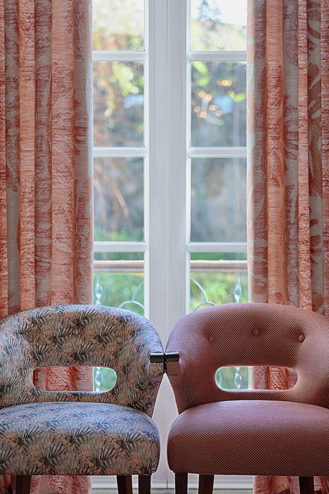 Fabrics - PALM LEAVES - ALDECO