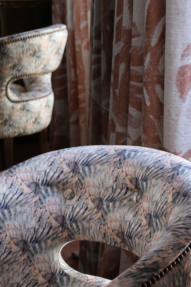 Fabrics - PALM LEAVES - ALDECO