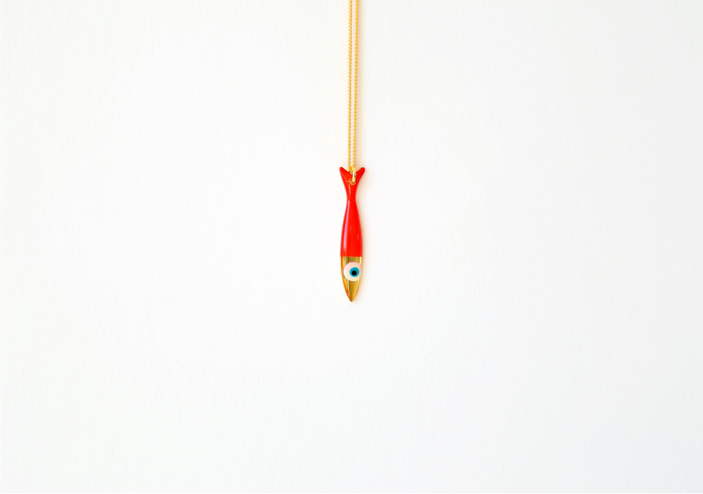 Bijoux - Pendentif Sardine XXsmall - BORD DE L'EAU