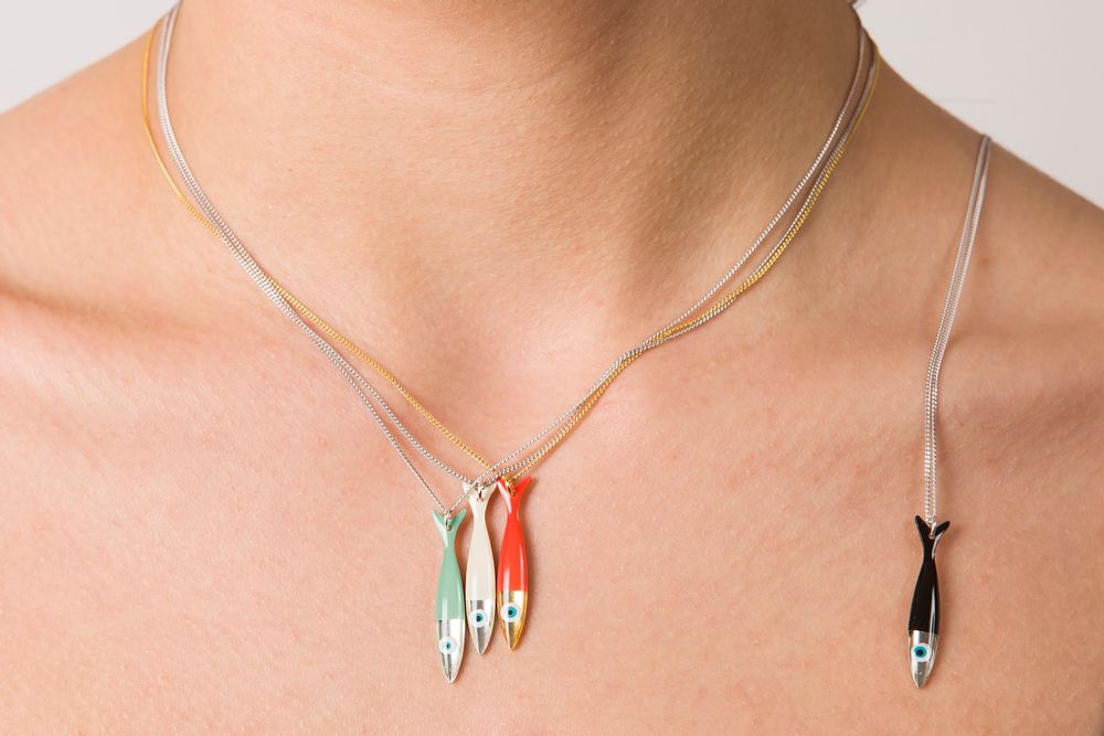 Bijoux - Pendentif Sardine XXsmall - BORD DE L'EAU
