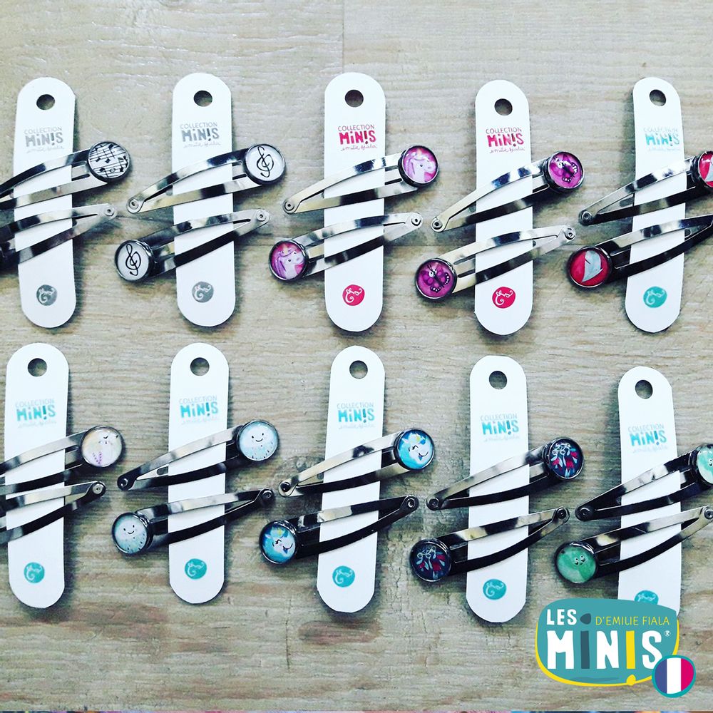 Accessoires enfants - Hair Clips Les Minis Coccinelle - LES MINIS D'EMILIE