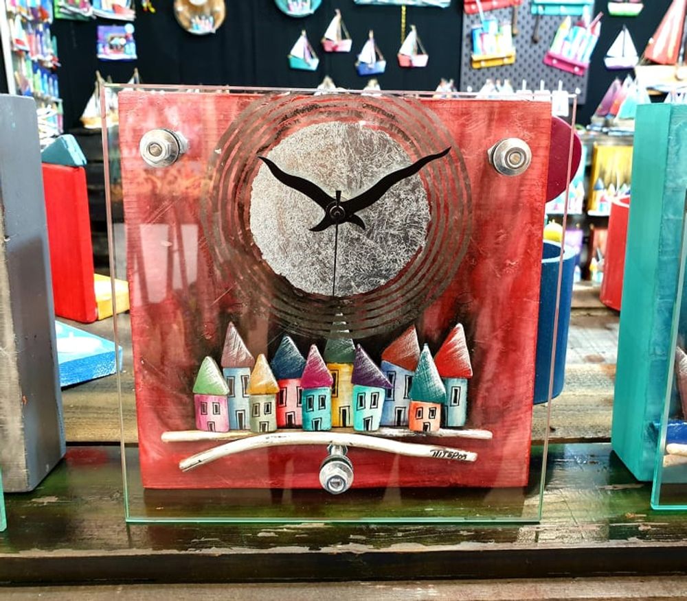Clocks - Tetragon| Square clock - PITEROS DIMITRIS
