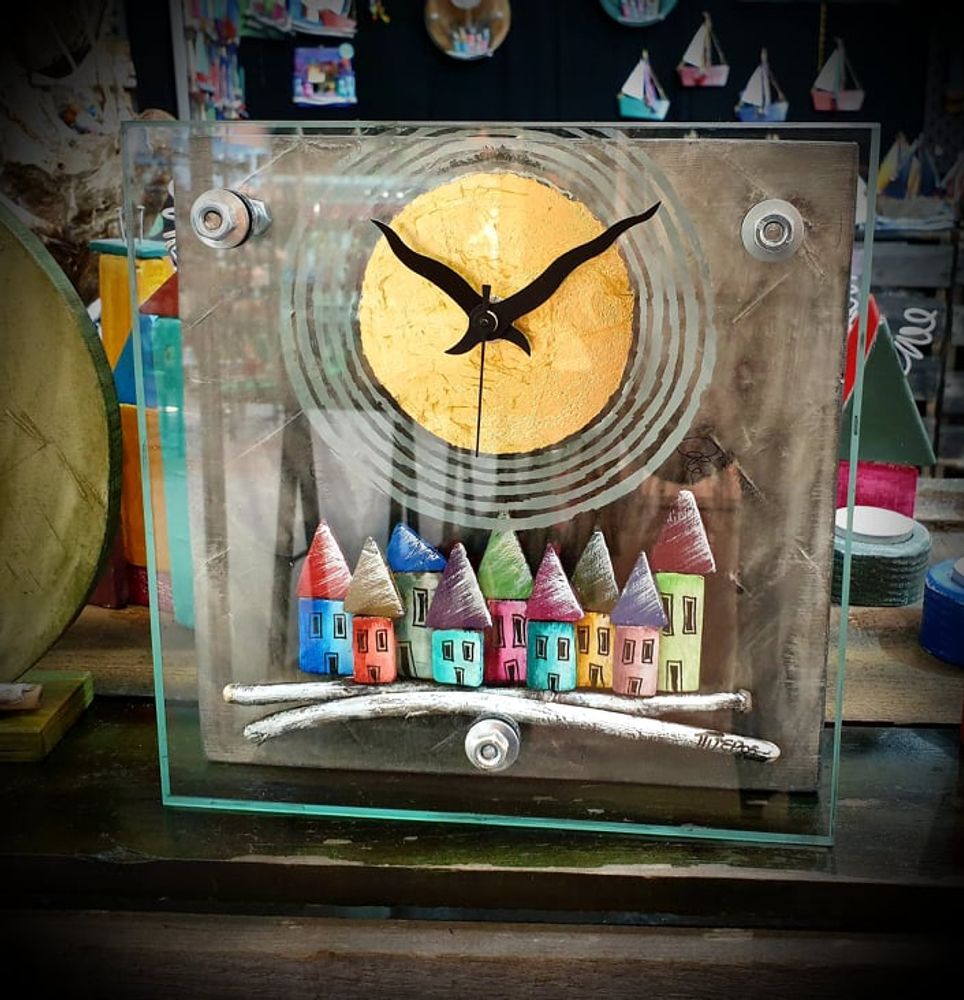 Clocks - Tetragon| Square clock - PITEROS DIMITRIS
