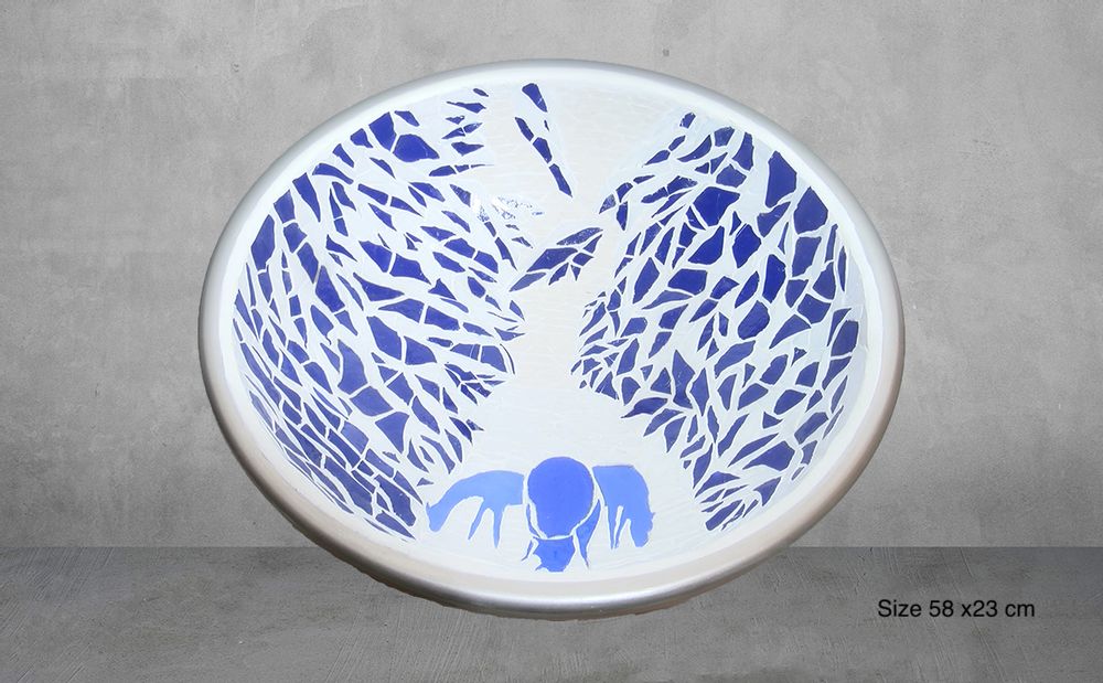 Unique pieces - Washbasin - ATELIER DE MOSAIQUE L.TORNO