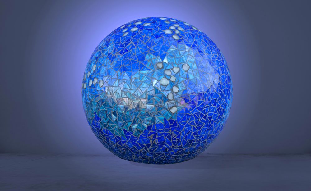 Design objects - Lamp “Dream” blue outdoor - ATELIER DE MOSAIQUE L.TORNO