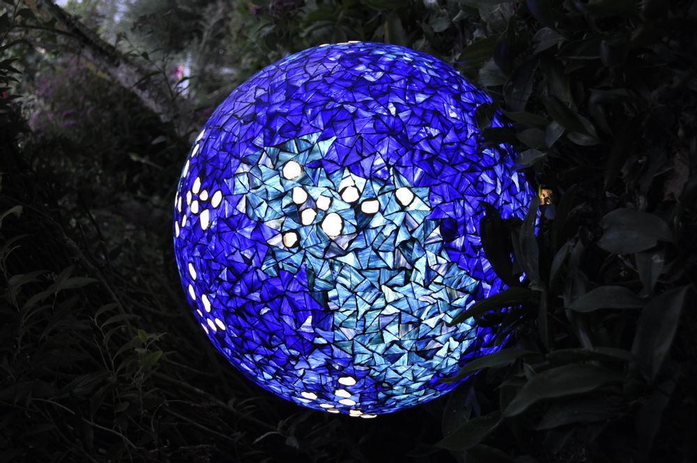 Design objects - Lamp “Dream” blue outdoor - ATELIER DE MOSAIQUE L.TORNO