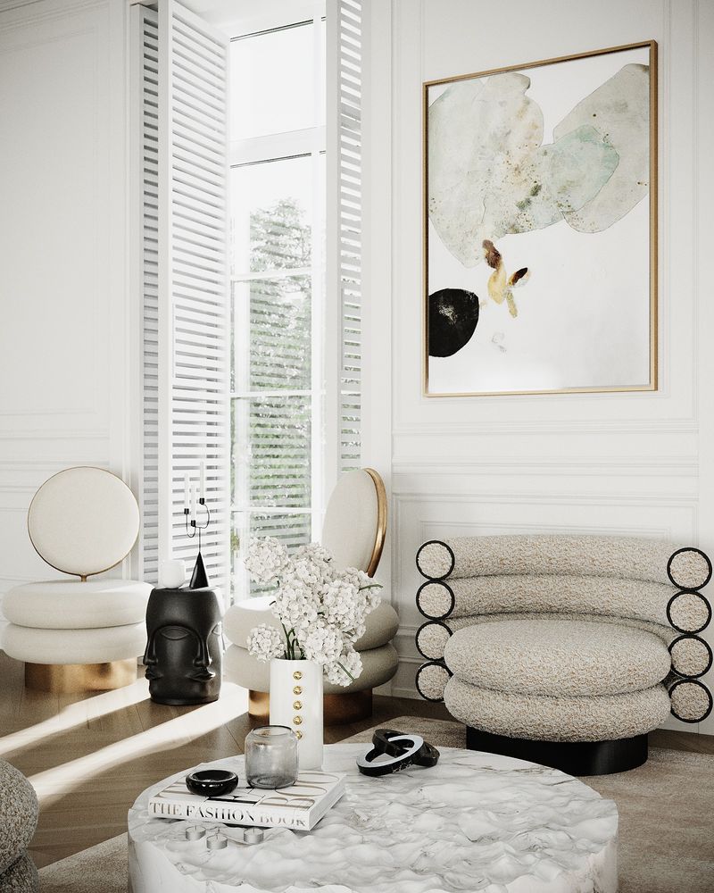 Fauteuils - JASMINE SWIVEL ARMCHAIR - ROYAL STRANGER