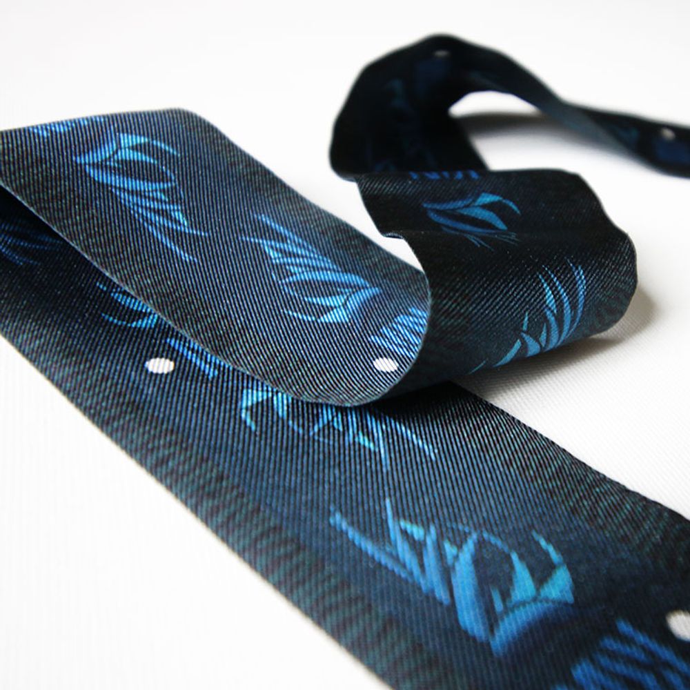 Foulards et écharpes - Coffret 3 Fétiches à nouer - Bohème : Classic Blue + Blue Flowers + Pink Flowers - MAISON FÉTICHE