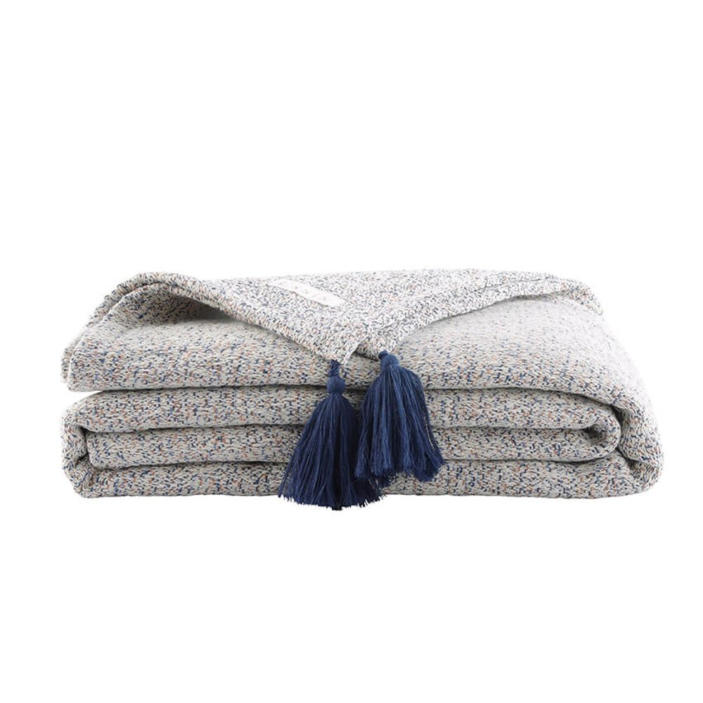 Linge de lit - Folk - Plaid et housse de coussin - ESSIX