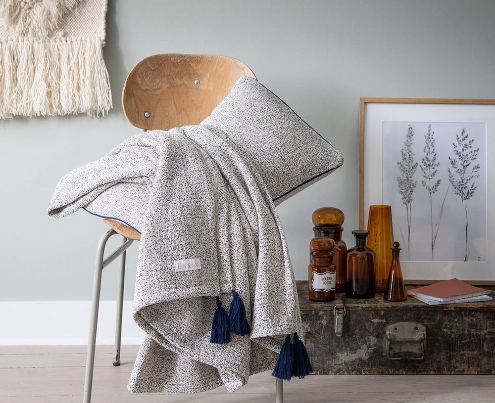 Linge de lit - Folk - Plaid et housse de coussin - ESSIX