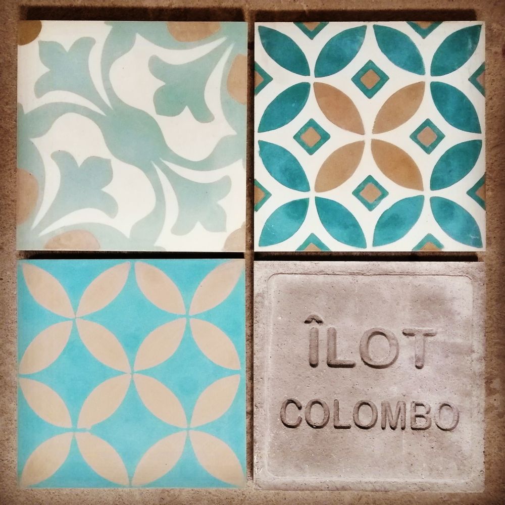 Carreaux de ciment - Carreaux de Ciment Barcelone - ILOT COLOMBO