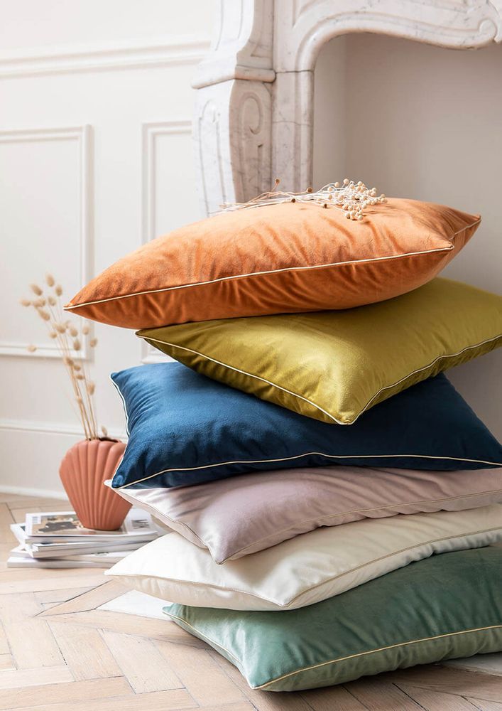 Linge de lit - Gatsby Bleu Russe - Housse de coussin - ESSIX
