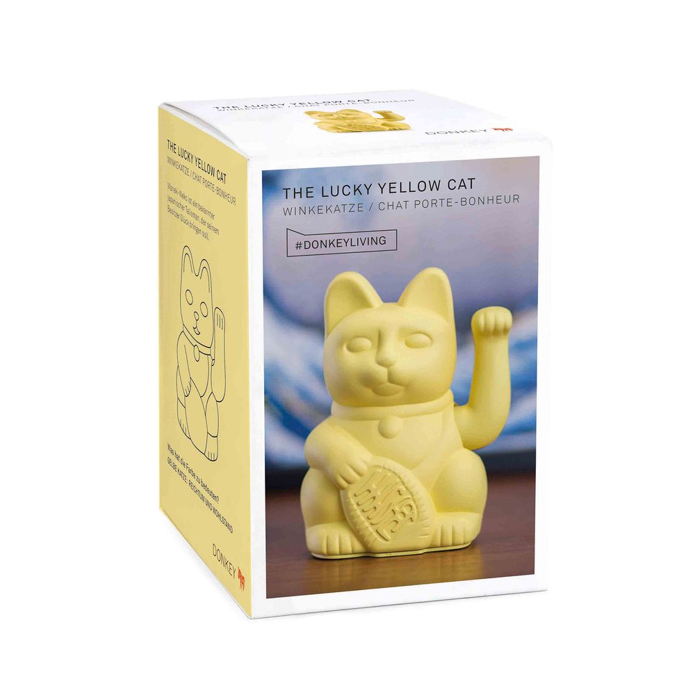 Objets de décoration - Maneki Neko / Chat chanceux / Jaune - DONKEY PRODUCTS
