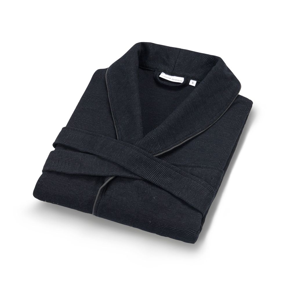 Homewear - Mark Heathered Knitted Robe - L'APPARTEMENT