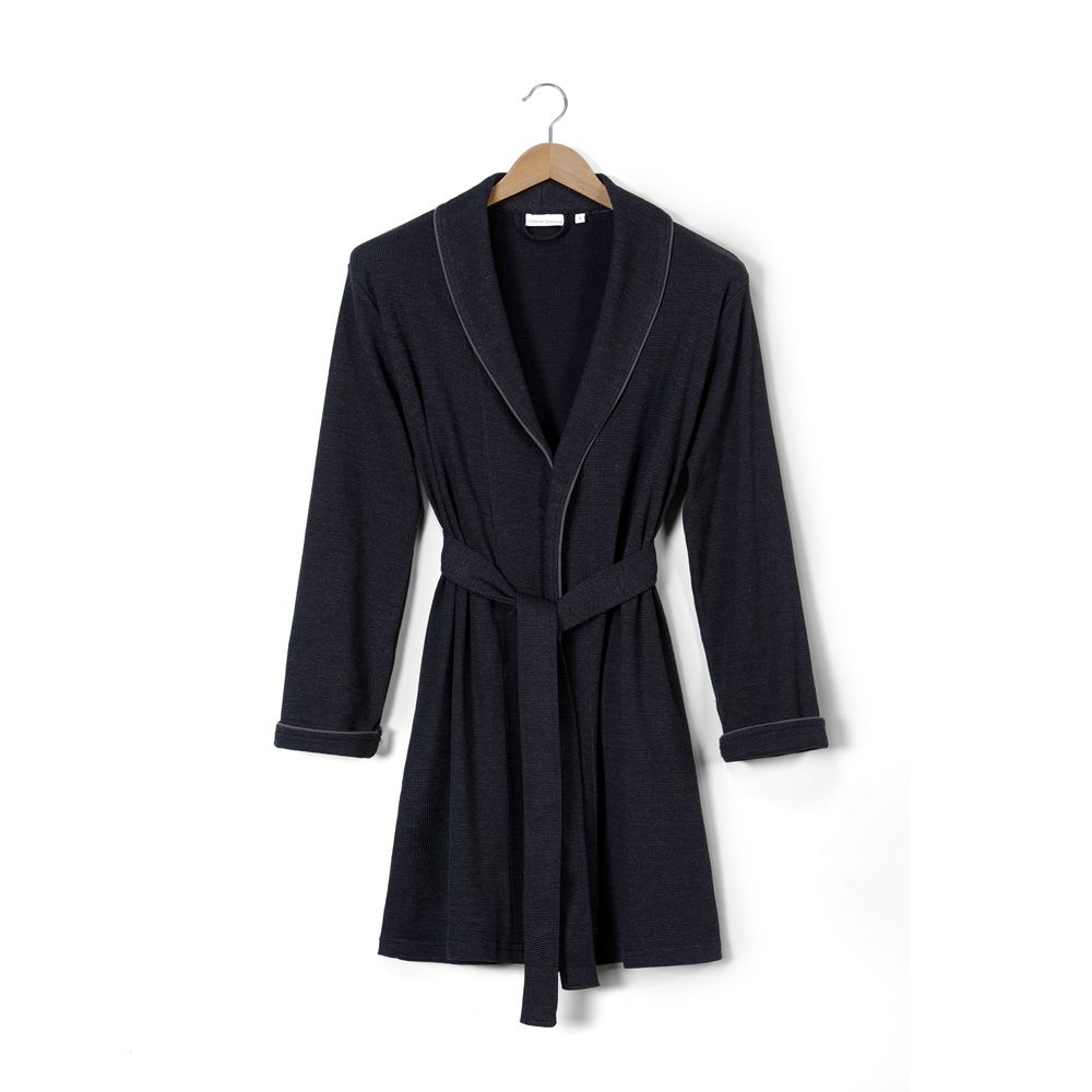 Homewear - Mark Heathered Knitted Robe - L'APPARTEMENT