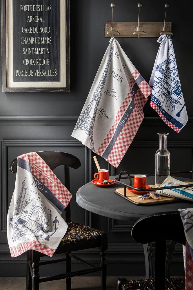 Torchons textile - Authentique Bistrot / Torchon jacquard - COUCKE