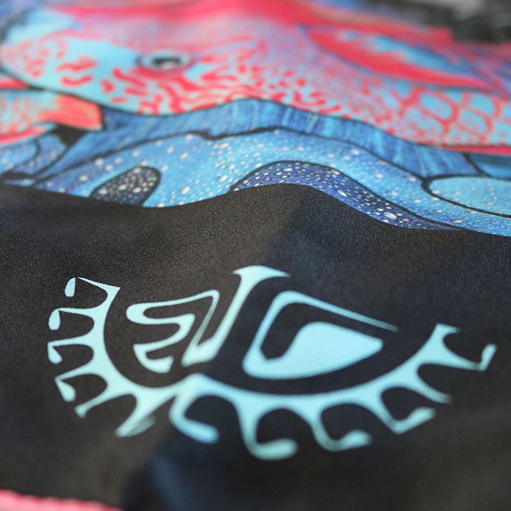 Objets de décoration - Foulard / carré de soie LA DANSE N°2 PINK 45 - imprimé 100 % twill de soie - 45 x 45 cm - roulotté à la française - Maison Fétiche - MAISON FÉTICHE