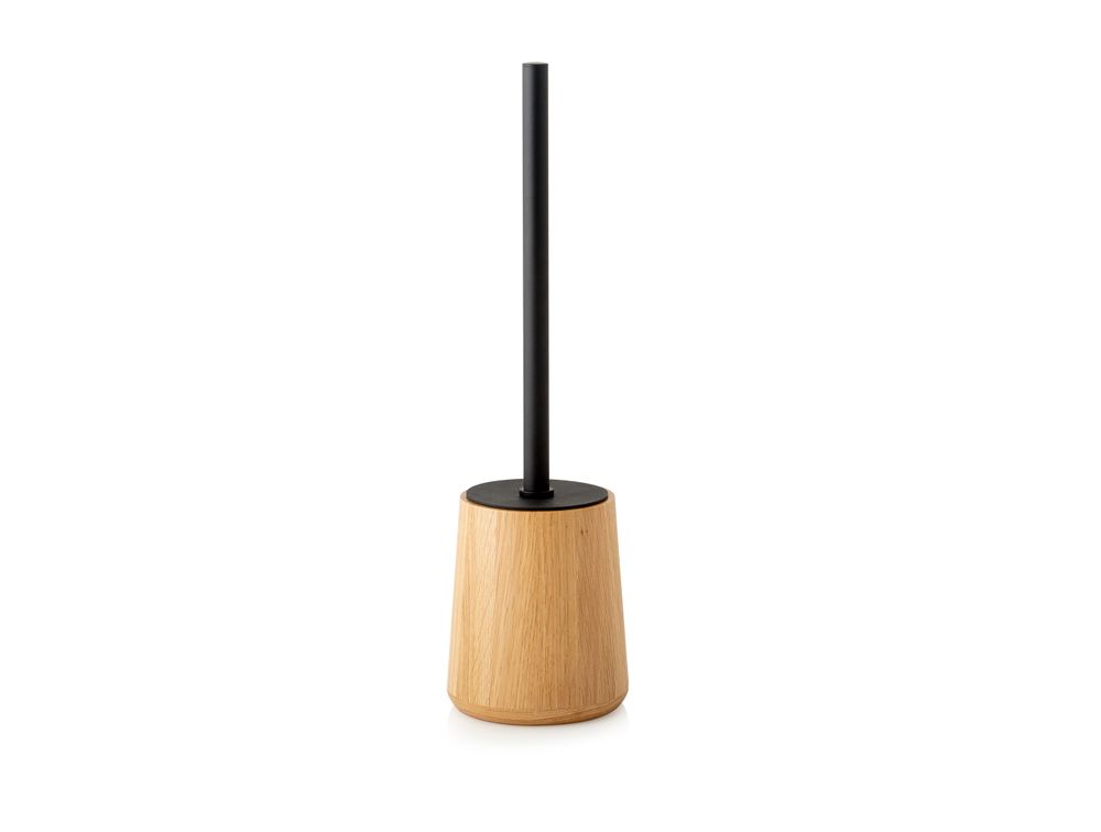 Mounting accessories - Oak wood Toilet brush holder BA70045 - ANDREA HOUSE