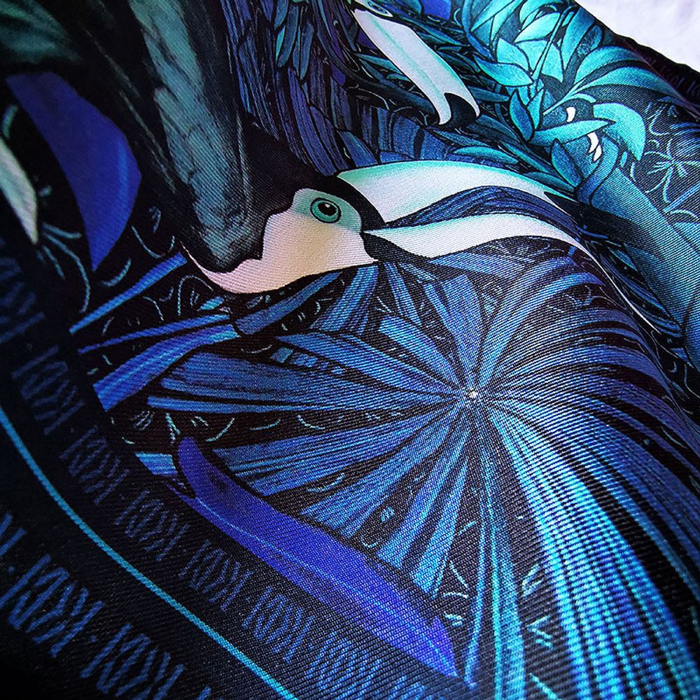 Clutches - MISCHIEVOUS - MEN’S POCKET SQUARES - printed 100% silk twill - 11.82 x 11.82 inch - flat hem - Maison Fétiche - MAISON FÉTICHE