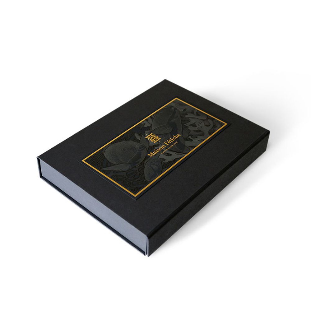 Clutches - "I FIND YOU A CRAZY CHARM" GIFT BOX UNDERWATER BLUE DANCE N°5 + ORIGINAL DANCE N°5 + ORIGINAL BLUE DANCE N°5 - MAISON FÉTICHE