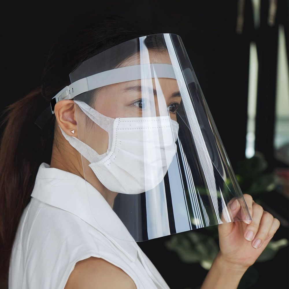 Accessoires cheveux - Visière Visage : Protection anti-coronavirus Covid-19 Series 2 - QUALY DESIGN OFFICIAL