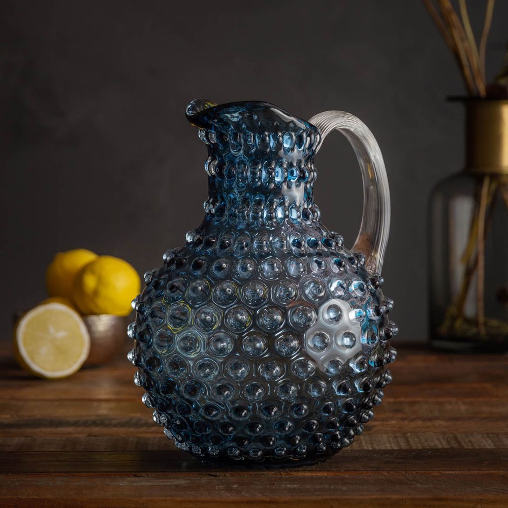 Carafes - Pichet gris bleu 2Lpointe de diamant * - CHEHOMA