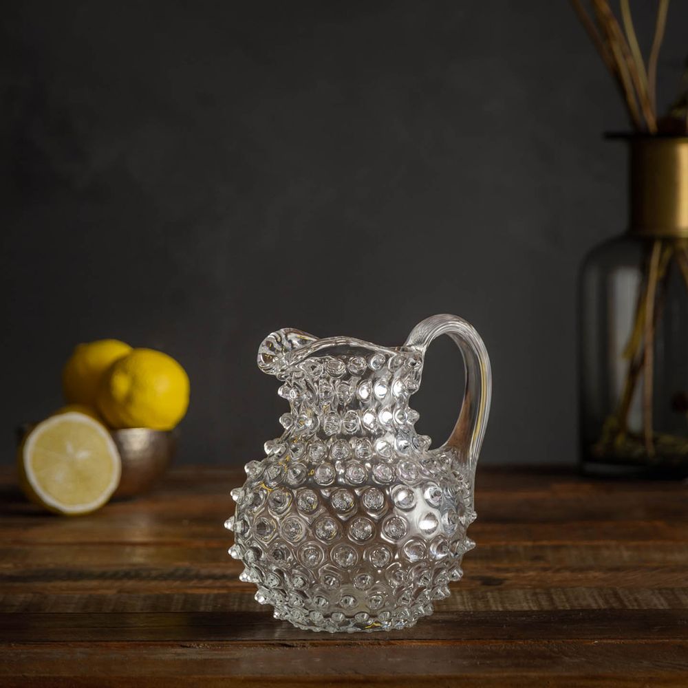 Carafes - Carafon transparent 50cl pointe diamant - CHEHOMA